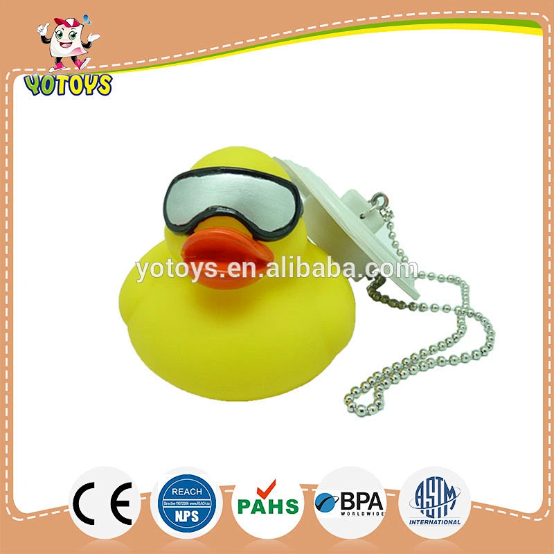 Silicone rubber round white sink bath plug stopper with crab