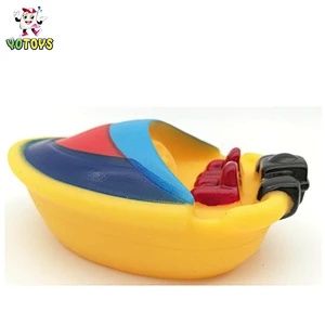 Waterproof Kids Toy Squirt Fish Toy Plastic Rubber Sea Vehicle Boat Toy