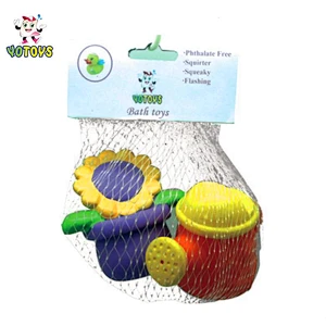 Phthalate Free Squeaky Soft Shark and Octopus Bath Toys 2pcs Pack