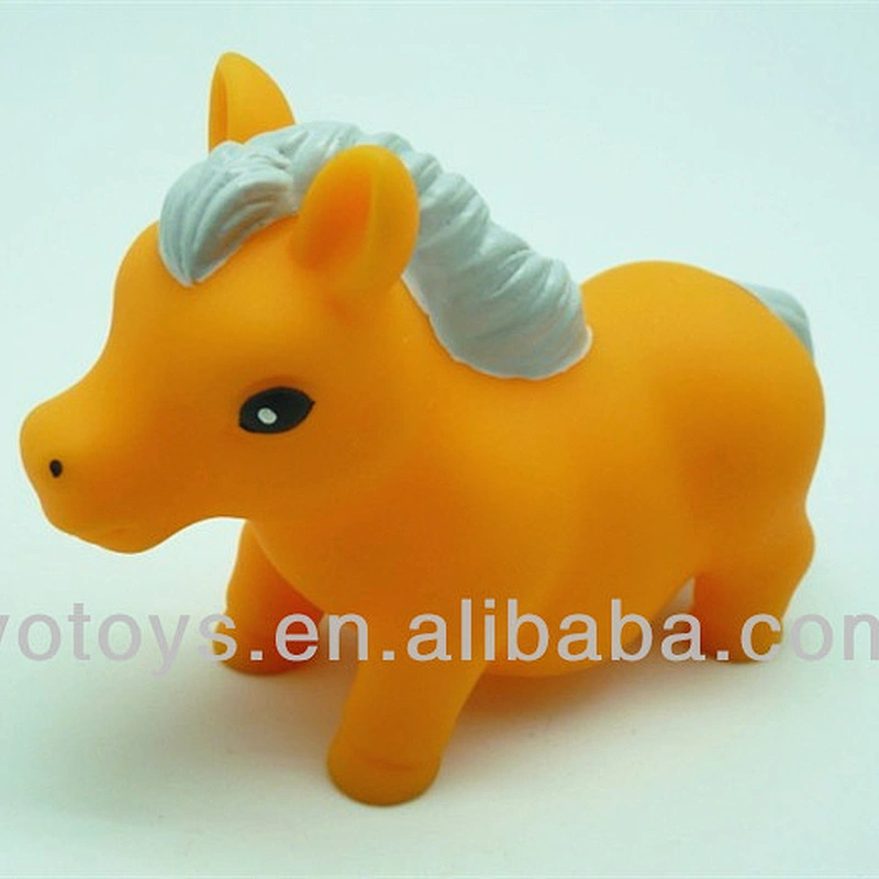 Custom PVC mini rubber waterproof floating baby bath horse toys