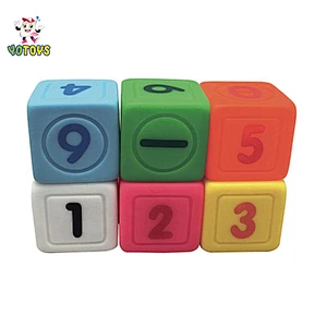 Hot Selling Multi-color Plastic Figure Dice toddler toys educational