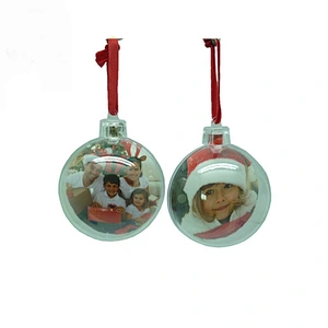 New nice led christmas ball plastic decorations tree with led lights