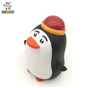 Plastic Decorative Xmas Ornaments Christmas Gift Rubber Penguin Christmas Decoration
