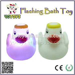 Creative weighted floating LED duck / wedding rubber duck for sale