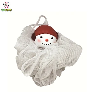 Made in China Cute Mesh Bath Ball Baby Bath Sponge Animal shower Ball baby bath toys for child