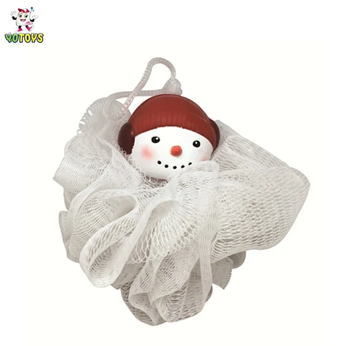 Made in China Cute Mesh Bath Ball Baby Bath Sponge Animal shower Ball baby bath toys for child