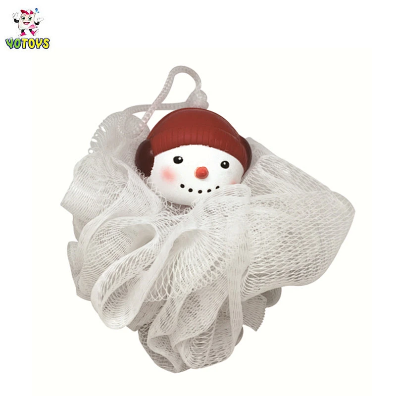 Made in China Cute Mesh Bath Ball Baby Bath Sponge Animal shower Ball baby bath toys for child