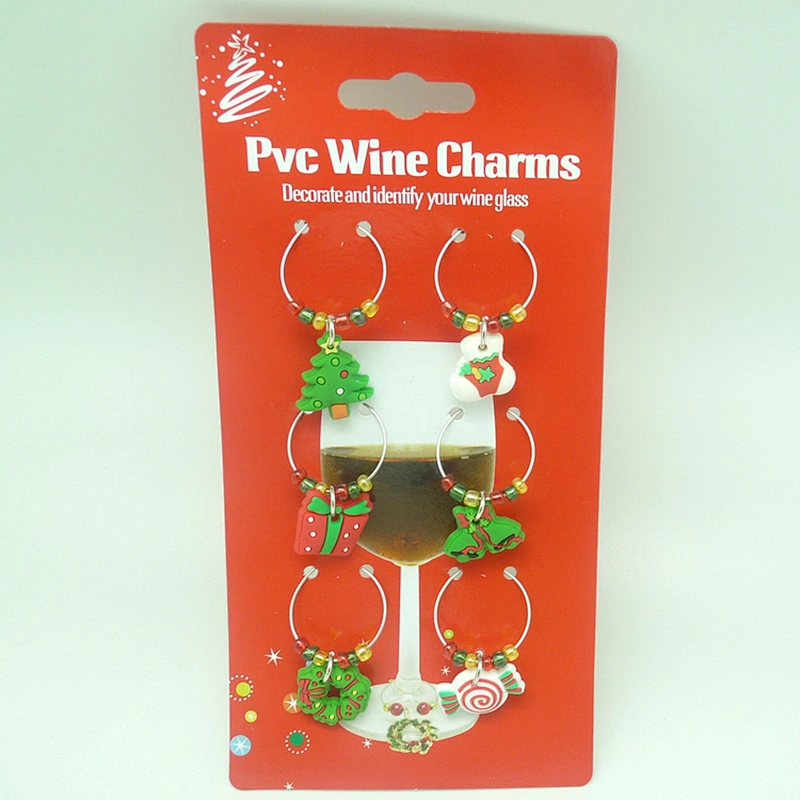 Christmas beautiful Wine Charms/ Xmas Wine Charms/ Beautiful bar wine charms