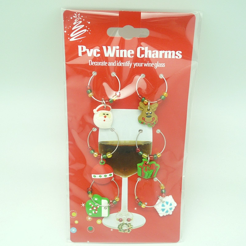 Christmas beautiful Wine Charms/ Xmas Wine Charms/ Beautiful bar wine charms