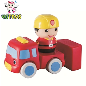 Hot Sale Plastic Pvc Vinyl manufacturer squeaky plastic vehicle car toys for kids