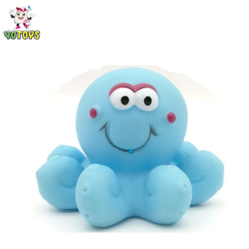 Spraying Water Mini Cute Octopus New Vinyl Sea Animal Toy for Children