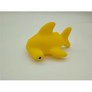 Plastic Toy Yellow Happy Shark Swimming Pool Baby Toys
