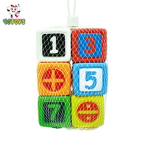 Top quality plastic toys En71 new number blocks promotional gift pvc toys educational toys for kids