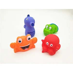 Company promotion rubber crab toy floating vinyl animal