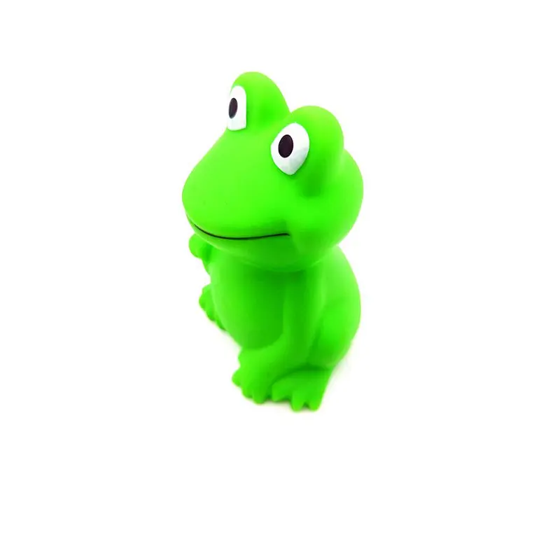 PVC Frog Toy,squeaky toy plastic frogs for baby,cheap promotion gifts for kids