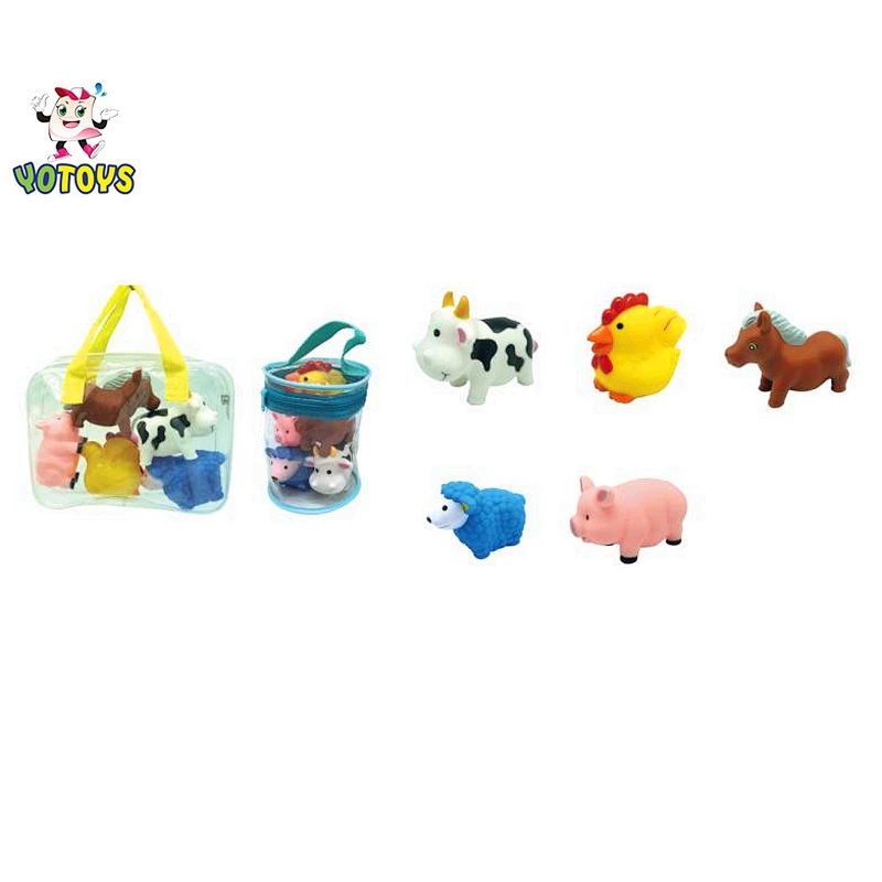 High Quality Clean Squeeze Mold-Free 5 Piece Bath Squirts Toys