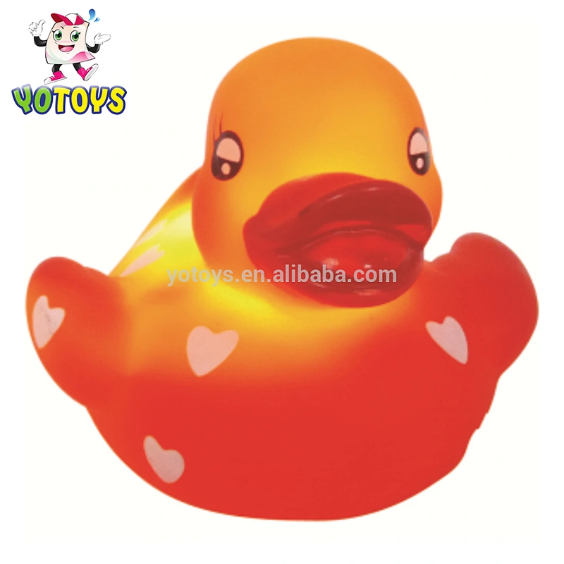 YTFT019 flashing duck bath toys/LED duck toy