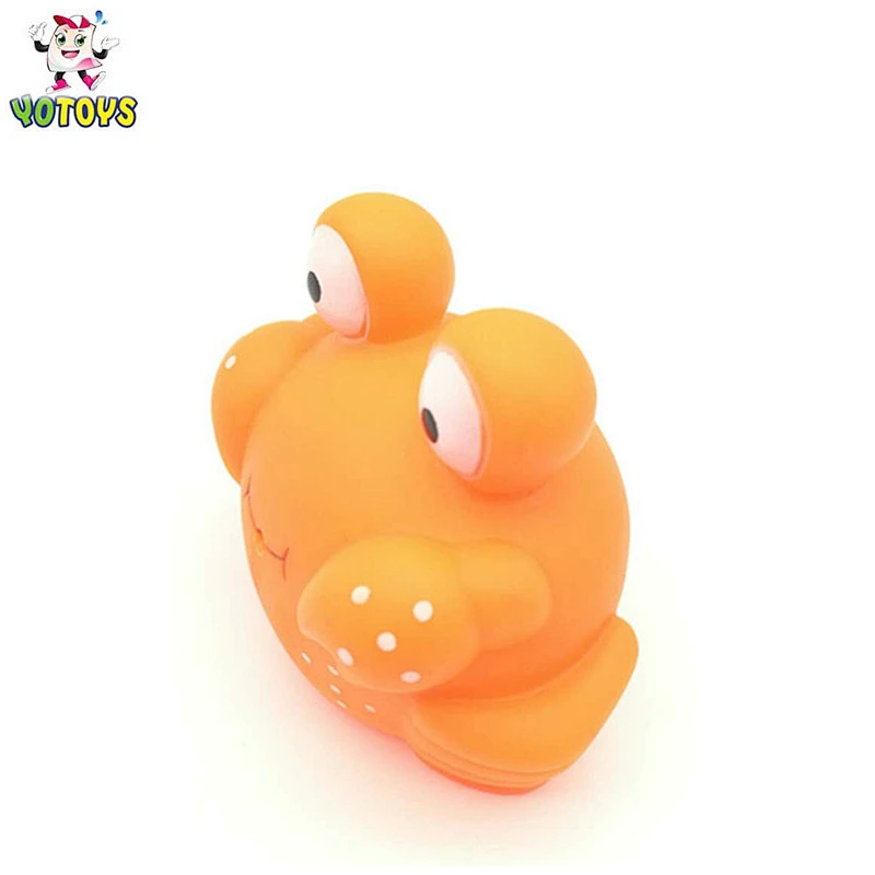 Factory Wholesale Cartoon Crab Style Baby Bath Fountain Small Plastic Toys