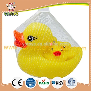BPA free yellow vinyl duck toys bathtime kid toy for fun