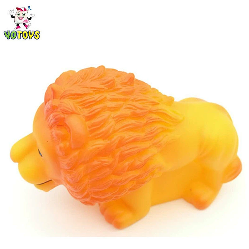Guangdong DongguanNew Arrival Rubber Baby Wild Animal Lion Style Kid Toy