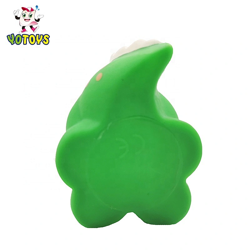 Retail And Wholesale PVC material children squirter custom design rubber mini dinosaurs baby toy