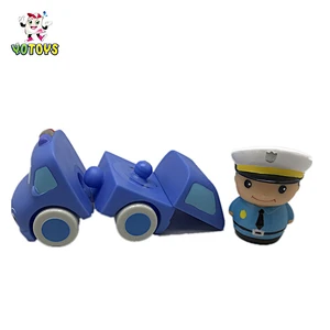 Vinyl toy - Baby educational Toys -Snap Free wheels cars