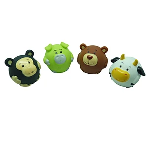 Green young bear vinyl toy production for kids