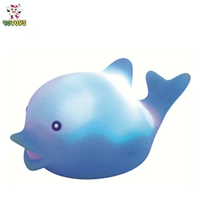 Flashing Rubber Animal Toy Kinds LED Toy Battery Operated Toy