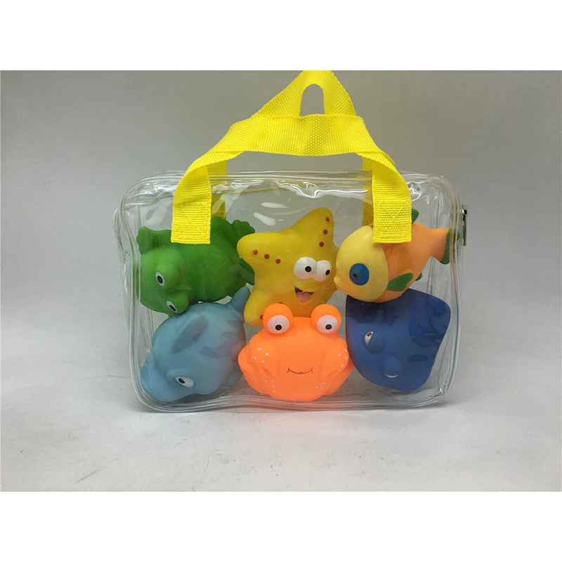 Plastic Ocean Animal Bath Squirters Sea Life Set 6