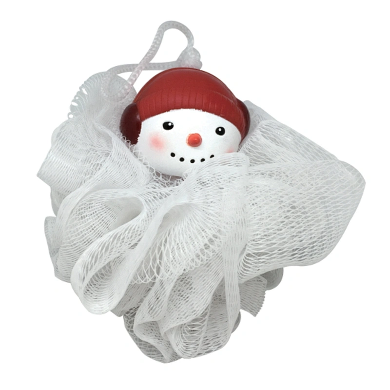 Beautiful Christmas shower puff/ Christmas bath ball/ Christmas accessories