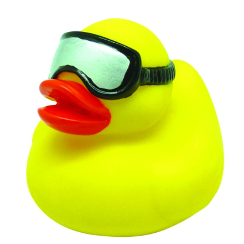 Cute Funny Red Rubber Duck with Hearts Bath Toys Animal 2018