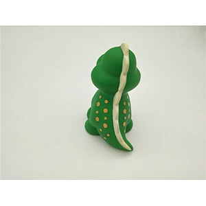 Custom Little Baby Cartoon Soft Rubber Dinosaur Toy with Squirter