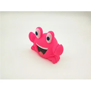 Company promotion rubber crab toy floating vinyl animal
