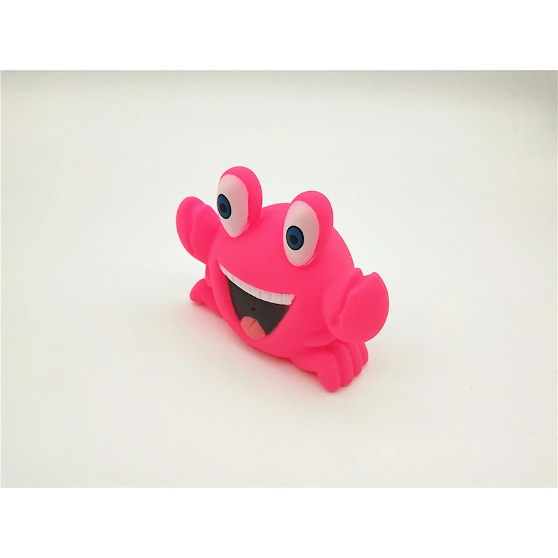 Company promotion rubber crab toy floating vinyl animal