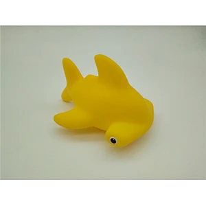 Plastic Toy Yellow Happy Shark Swimming Pool Baby Toys