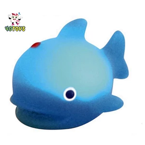 Flashing Rubber Duck with Flowers Led Light Up Baby Toys