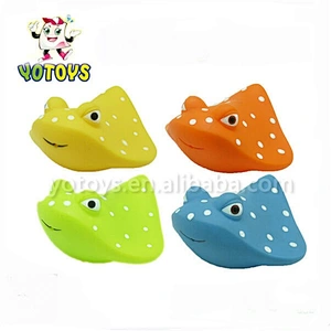 Phthalate free vinyl water squirter devil fish toy for kids
