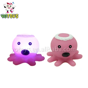 Customized PVC Material waterproof Flashing LED Light Bath Toy
