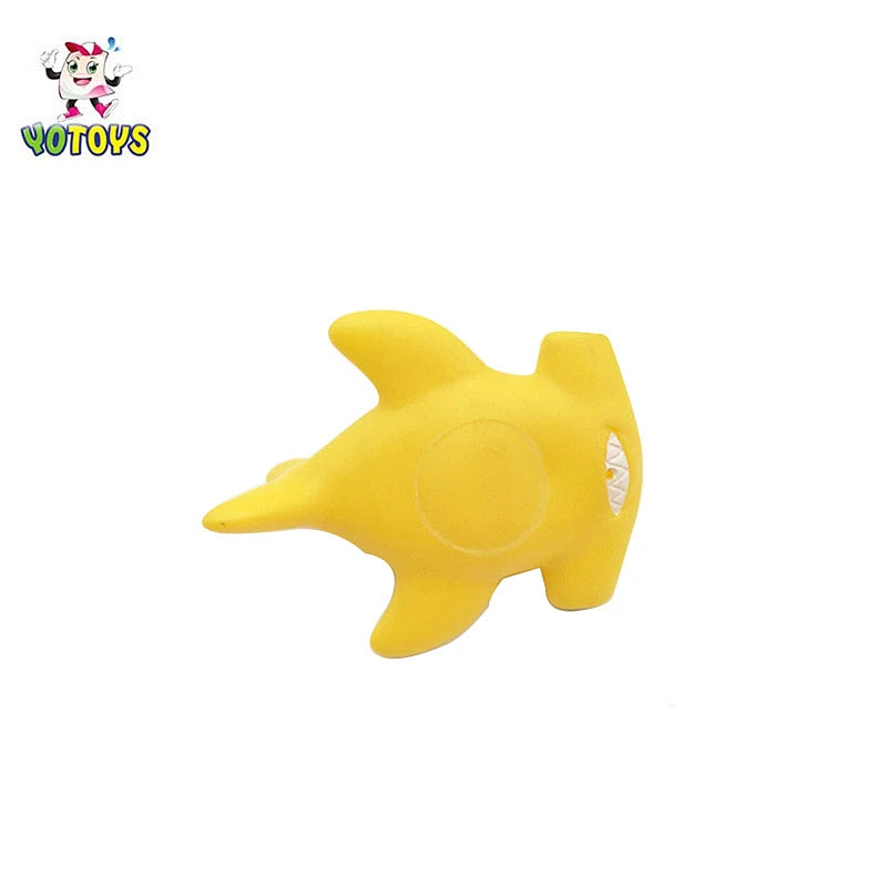 China Factory New Product Cartoon Animal Plastic Mini Shark Toy Rubber Animal Toy