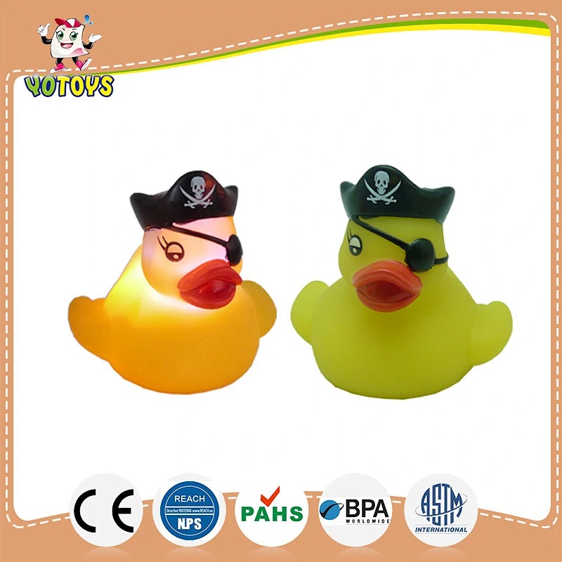 unique design plastic bath duck with led light, custom rubber duck, flashing bath toys for kids