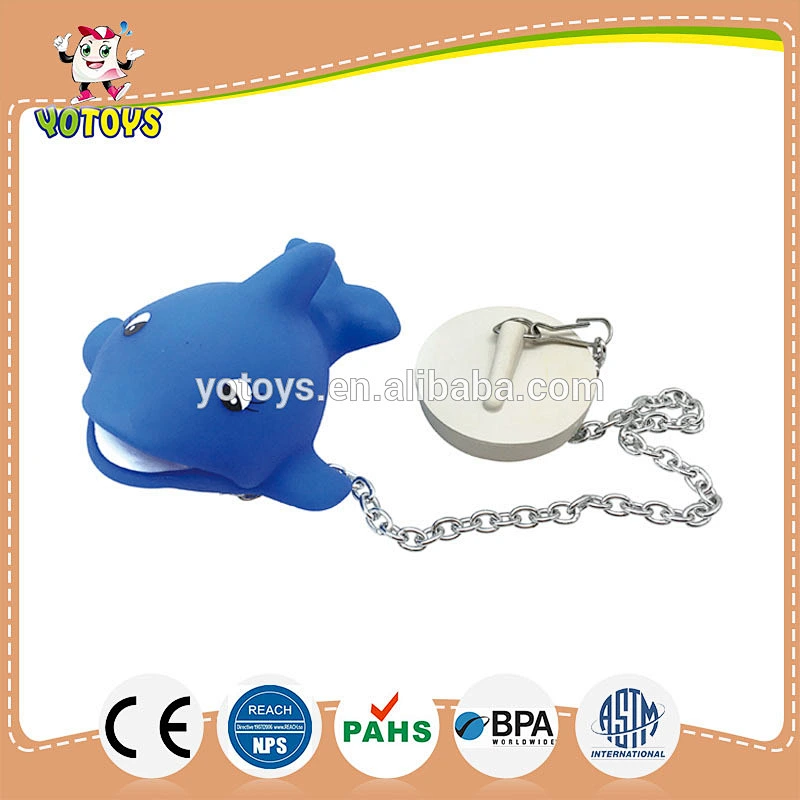 tub stopper, Vinyl PVC toy with metal chain and stopper