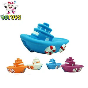Eco-friendly plastic kids boat bath toys