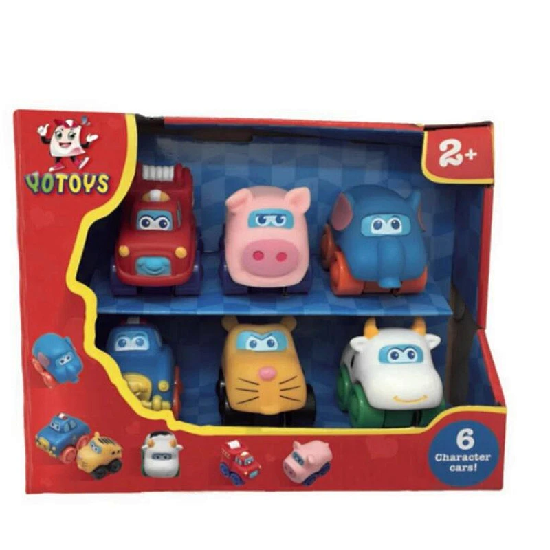 Kids toys car ride custom design plastic toy pvc animal children toys car for baby boys