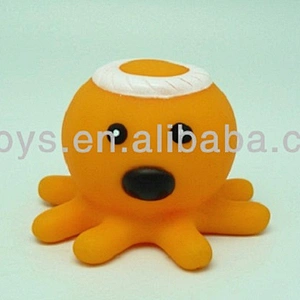 Baby Bathing Squirting Soft plastic rubber octopus toys Bath Toy