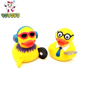 bathroom products plastic bath toy/devil & angel duck