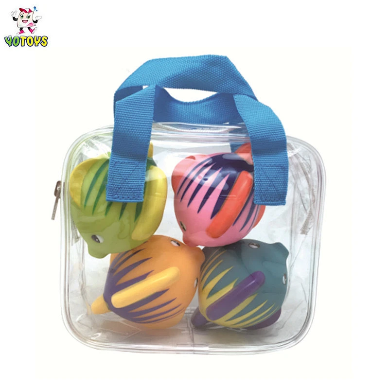 Kinds of Baby PVC Toy Cute Animal Bath Toy Set Wholesale Rubber Toy for Kids