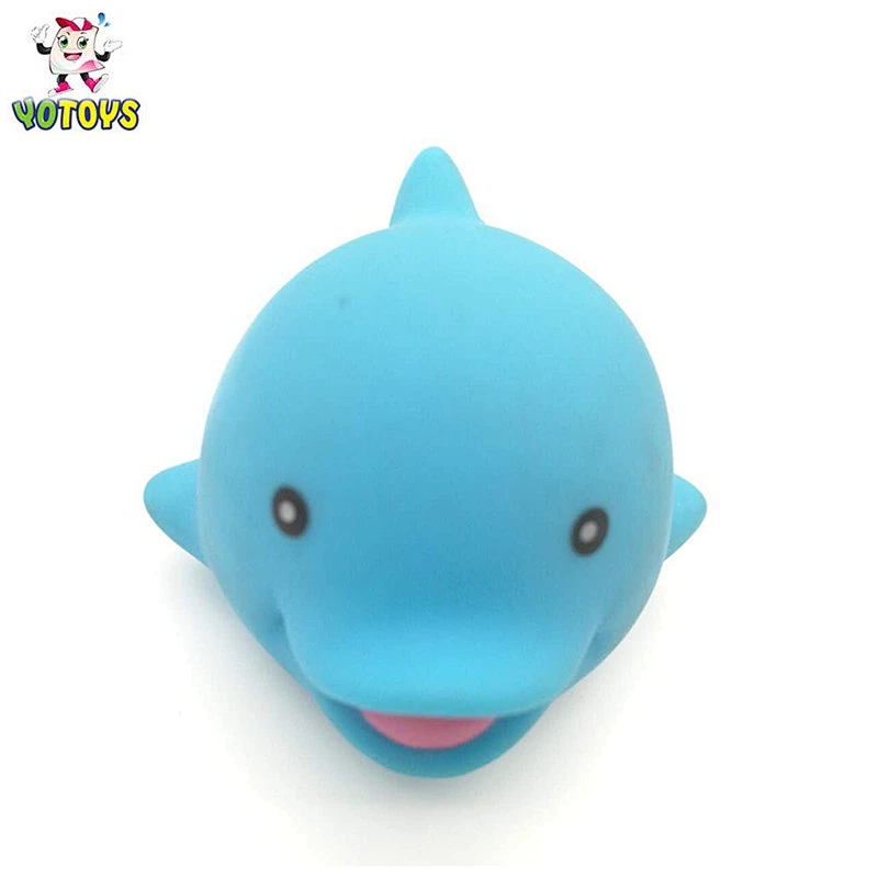 Plastic Rubber Figure Toy OEM Sea Animal Dolphin Bath Toy PVC Animal Toy