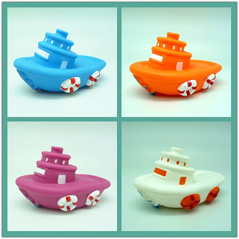 Eco-friendly plastic kids boat bath toys
