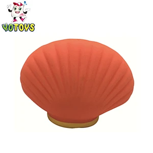 mini orange shell rubber bath toy for sale