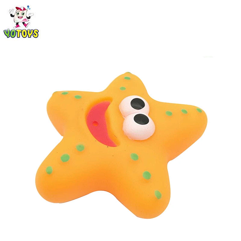 Baby Shower Toy Sea Animal Mini Starfish Shape Bath PVC Toy